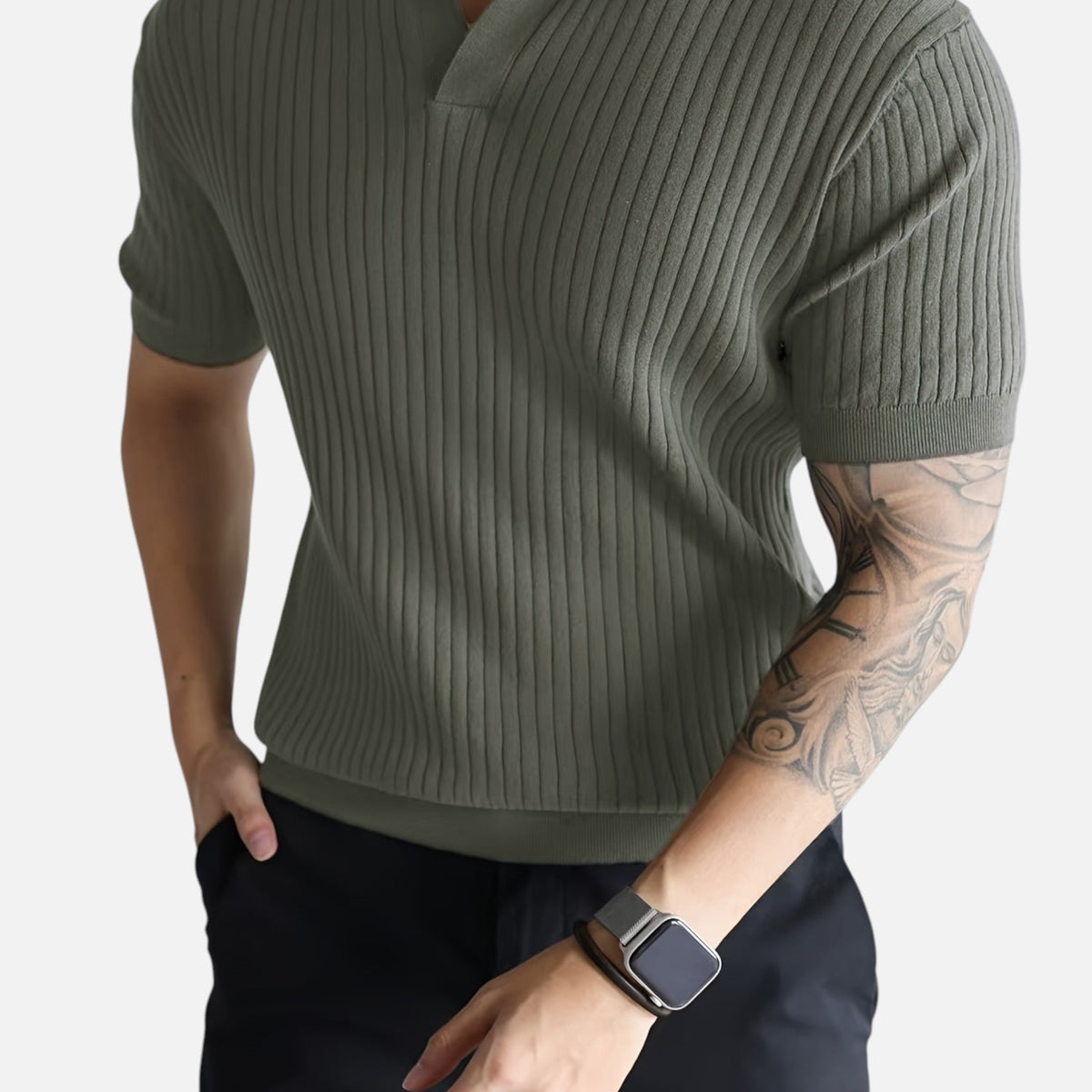 Montavero | Polo Homme Manches Courtes – Style Maille Raffinée